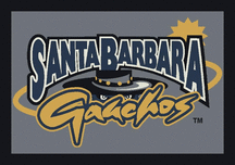 California (UC Santa Barbara) Gauchos 4 x 6 Team Door Mat