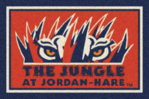 Auburn Tigers  "Auburn Basketball" 5 x 8 Team Door Mat