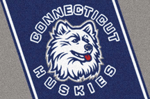 Connecticut Huskies 5 x 8 Team Door Mat