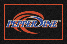 Pepperdine Waves 4 x 6 Team Door Mat