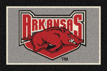 Arkansas Razorbacks "Running Razorback" 5 x 8 Team Door Mat