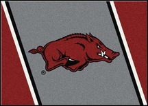 Arkansas Razorbacks "Running Razorback" 5 x 8 Team Door Mat