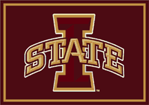 Iowa State Cyclones "Iowa State" 5 x 8 Team Door Mat