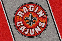 Louisiana (Lafayette) Ragin' Cajuns 5' x 8' Team Door Mat