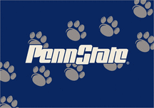 Penn State Nittany Lions (Paw Prints) 4 x 6 Team Door Mat
