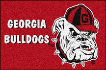 Georgia Bulldogs (Red) 4 x 6 Team Door Mat