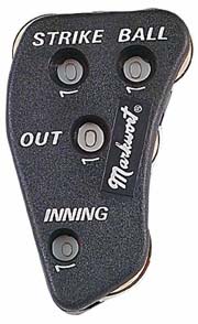 4-Dial Plastic Umpire Indicators from Markwort - Set of 6
