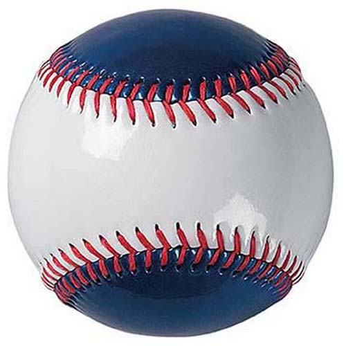 9 Mirror-Tint Two-Color Baseballs (Royal Blue / White) from Markwort - 1 Dozen

