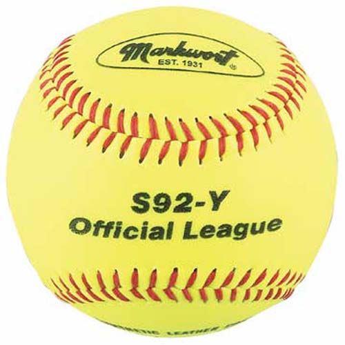 Yellow Good Practice Baseballs from Markwort - 1 Dozen
