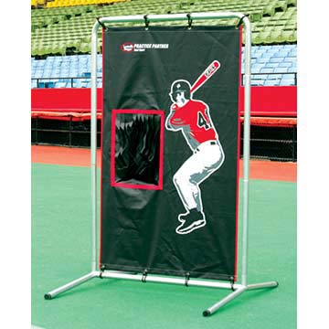 48 W x 75 H Silverline Dual-Sport Canvas Catcher from Practice Partner
