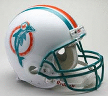 Miami Dolphins 1980 - 1996 Riddell Old Logo Pro Line Helmet