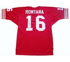 Joe Montana, San Francisco 49ers Official NFL Pro Line Autographed Authentic Football Jersey