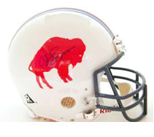 O. J. Simpson, Buffalo Bills Official Riddell Pro Line Autographed Authentic Full Size Throwback Football Helmet