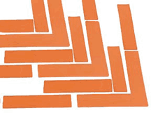 Orange Vinyl Gym Boundary Markers - Set of 24