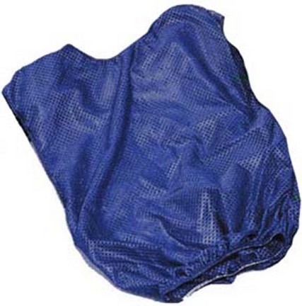 Adult Blue Mesh Game Vests - Set Of 6
