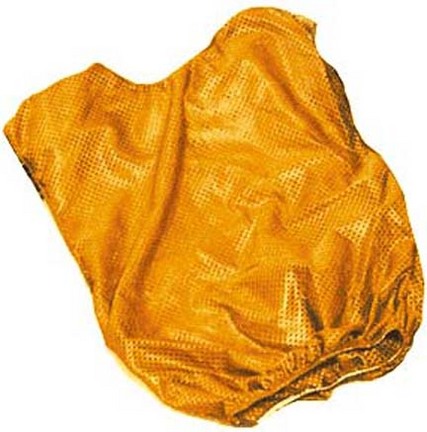 Adult Orange Mesh Game Vests - Set Of 6
