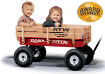 Radio Flyer All Terrain Steel Wood Wagon
