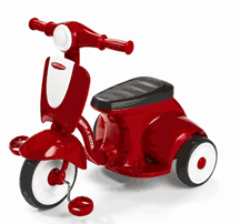 Classic Lights and Sounds Triketrade from Radio Flyer
