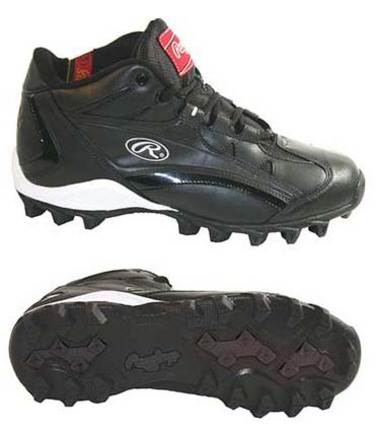 Men's Marauder Mid Gold Series Football Shoes from Rawlings - 1 Pair
