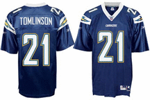 LaDainian Tomlinson San Diego Chargers PREMIER Reebok NFL Football Jersey Youth Blue