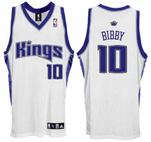 Mike Bibby Sacramento Kings Authentic Home Jersey with #10 from Adidas