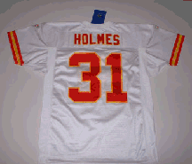 Priest Holmes Kansas City Chiefs Authentic Reebok White Football Jersey