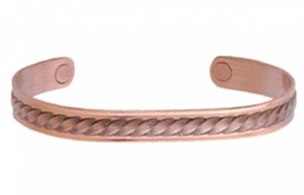 Copper Rope Magnetic Wristband from Sabona
