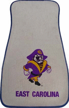 East Carolina Pirates Auto Floor Mat (Set of 2 Car Mats)