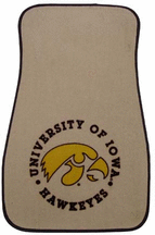Iowa Hawkeyes Auto Floor Mat (Set of 2 Car Mats)