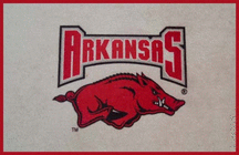 Arkansas Razorbacks Door Mat
