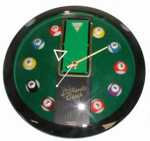 Quartz Billiards Wall Clock