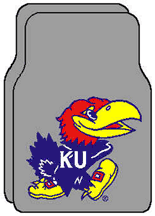 Kansas Jayhawks 18" x 26" Car (Auto) Floor Mats - Set of 2