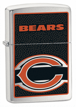 Chicago Bears NFL Brushed Chrome Lighter by Zippo
