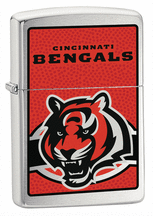 Cincinnati Bengals NFL Brushed Chrome Lighter by Zippo