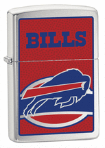 Buffalo Bills NFL Brushed Chrome Lighter by Zippo