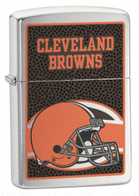 Cleveland Browns NFL Brushed Chrome Lighter by Zippo