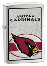 Arizona Cardinals NFL Brushed Chrome Lighter by Zippo