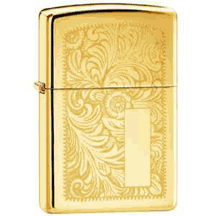 Venetian Brass Finish Lighter from Zippo