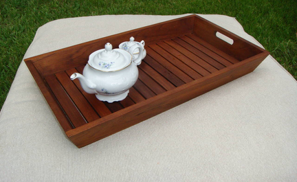 Solid Teak Serving & Storage Tray