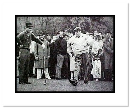 Jackie Gleason PGA Golf "Away We Go with Arnold Palmer" Double Matted 8" x 10" Photograph