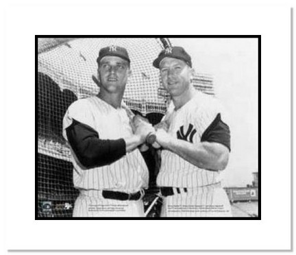 Mickey Mantle and Roger Maris New York Yankees MLB Double Matted 8" x 10" Photograph