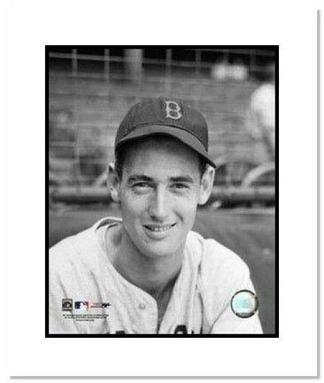Ted Williams Boston Red Sox MLB "Close Up" Double Matted 8" x 10" Photograph