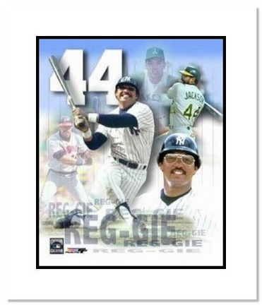 Reggie Jackson New York Yankees MLB "Collage" Double Matted 8" x 10" Photograph