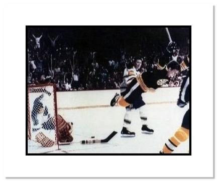 Bobby Orr Boston Bruins NHL "'The Dive' Color" Double Matted 8" x 10" Photograph