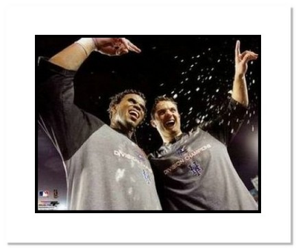 David Wright and Jose Reyes New York Mets MLB "2006 Division Champs" Double Matted 8" x 10" Photogra