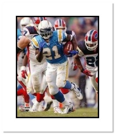 LaDainian Tomlinson San Diego Chargers NFL "Powder Blue Rushing" Double Matted 8" x 10" Photograph