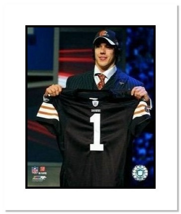 Brady Quinn Cleveland Browns NFL "2007 NFL Draft Day" Double Matted 8" x 10" Photograph