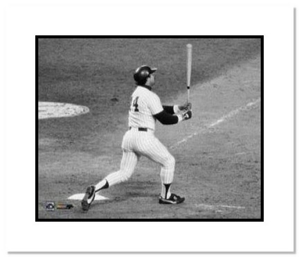 Reggie Jackson New York Yankees MLB "1977 World Series HR Blast" Double Matted 8" x 10" Photograph