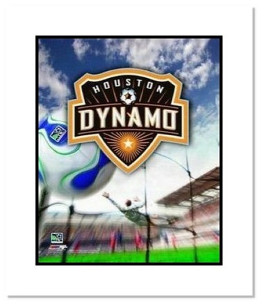 Houston Dynamo MLS Soccer "Team Logo" Double Matted 8" x 10" Photograph