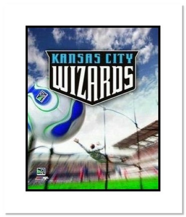 Kansas City Wizards MLS Soccer "Team Logo" Double Matted 8" x 10" Photograph